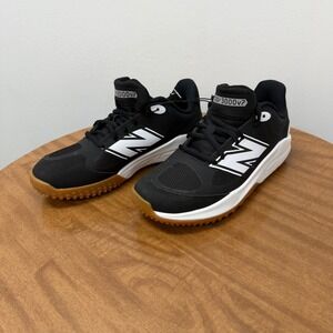 New Balance Fresh Foam 3000v7 Turf Shoes Womens 8D Black White Gum Sole Trainer